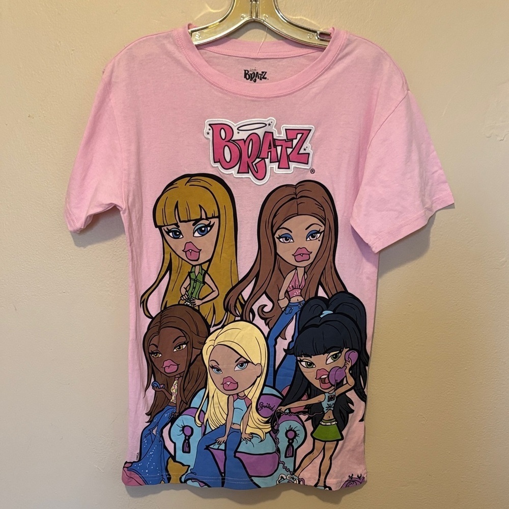 Bratz Pink Graphic Long Sleeve Tee for Women